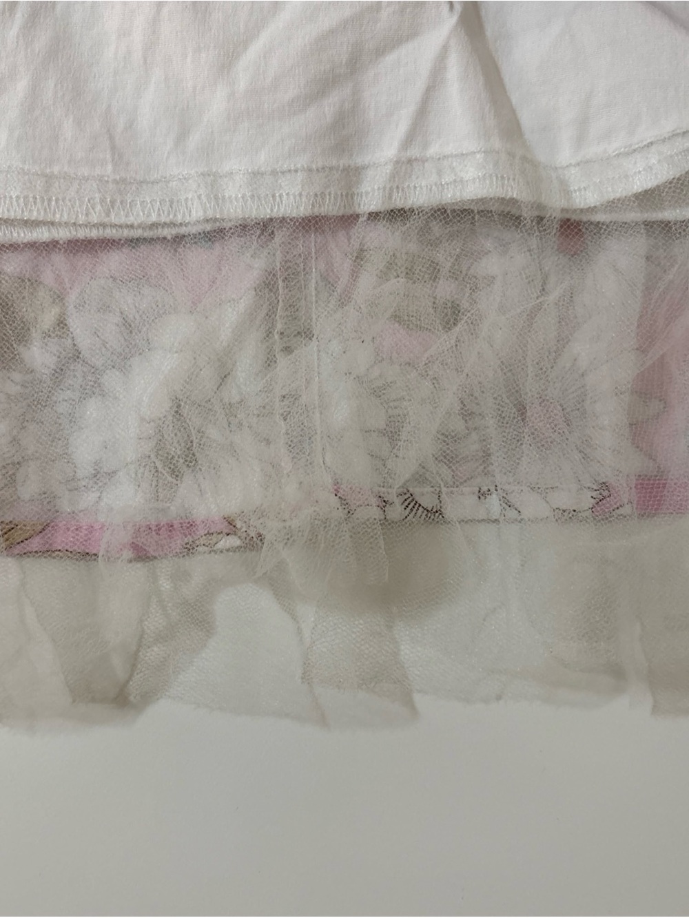 Floral Pink A-Line Skirt - Picture 6 of 9